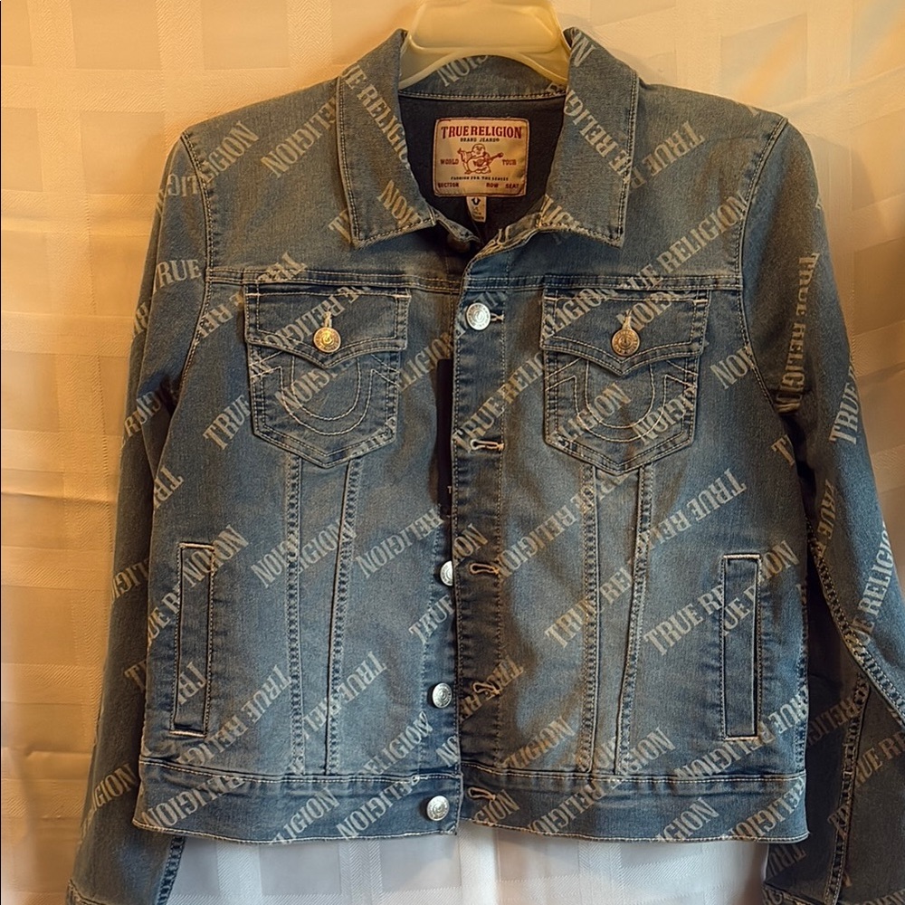 True Religion women’s Light Blue Jean Jacket